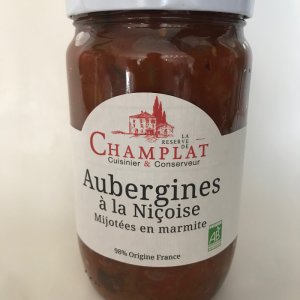 La Réserve de Champlat - Aubergines à la niçoise, mijotée en marmite 